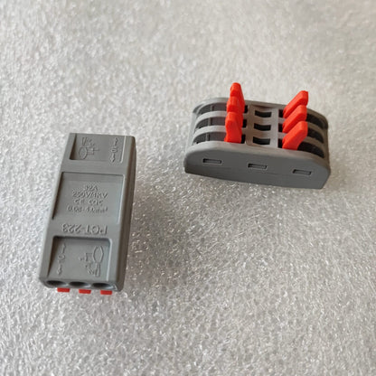 Redisson PCT-223 3Pin Compact Splicing Connector - Secure and Efficient Wire Splicing - Electromann SA