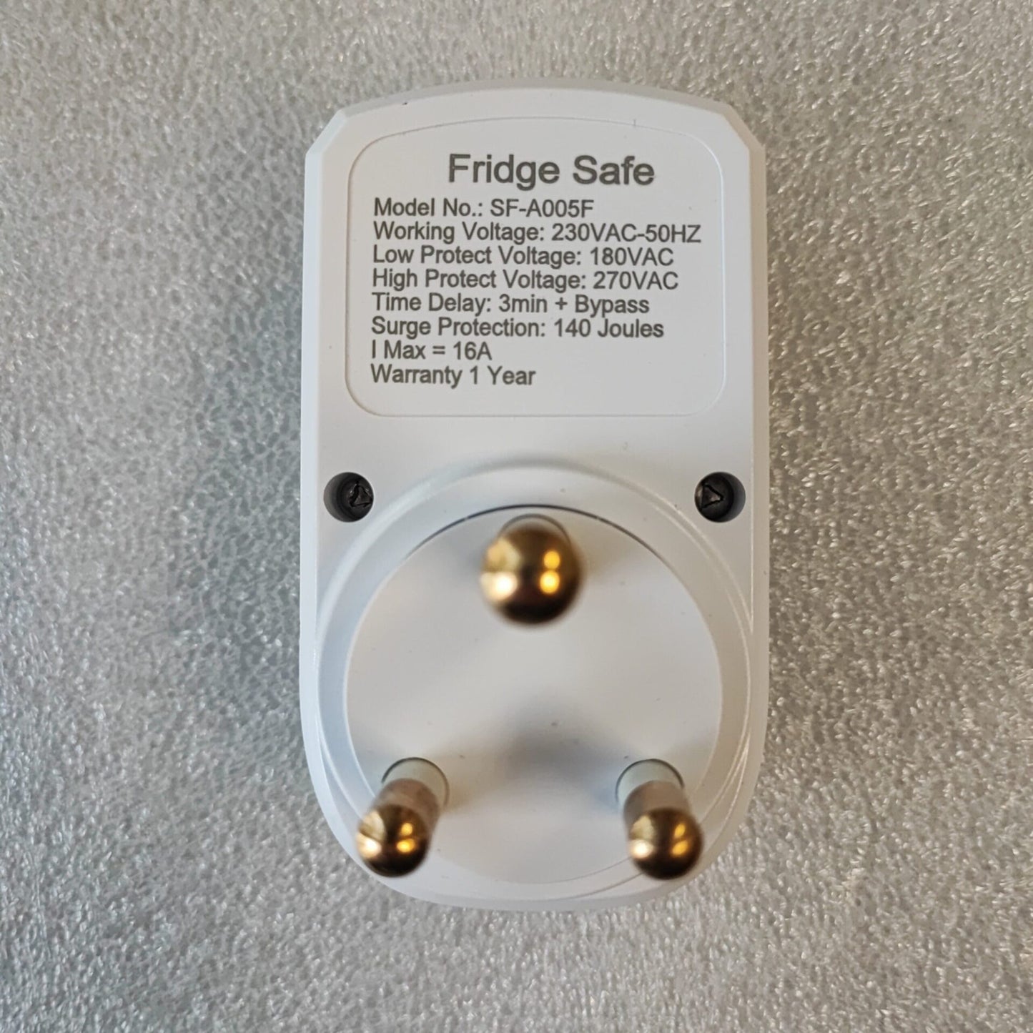 Protect Your Fridge with SAFY Fridge Safe Automatic Voltage Surge Protector - Electromann SA