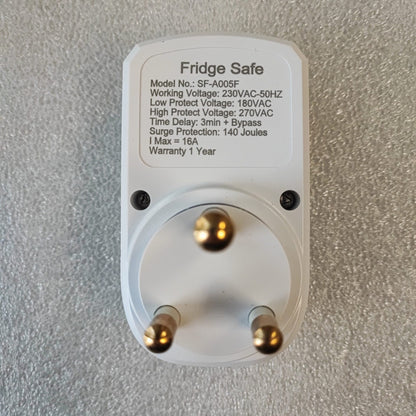 Protect Your Fridge with SAFY Fridge Safe Automatic Voltage Surge Protector - Electromann SA