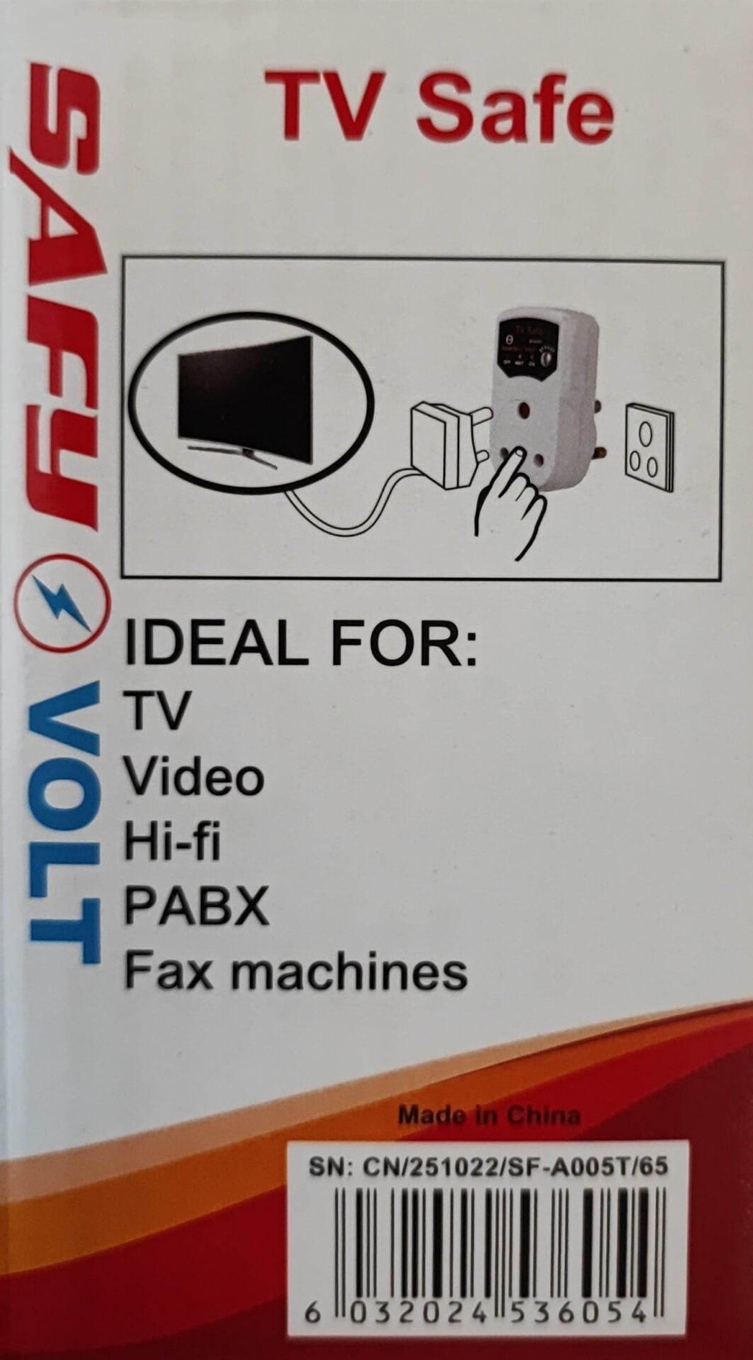 Protect Your TV with SAFY TV Safe Automatic Voltage Protector - Electromann SA