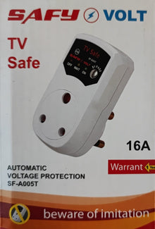 Protect Your TV with SAFY TV Safe Automatic Voltage Protector - Electromann SA