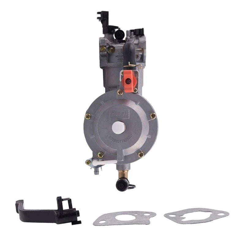 LP Gas Carburetor Dual Fuel Conversion Kit for 5/6KW Generators (Automatic Choke) - Convert to Propane or Natural Gas - Electromann SA