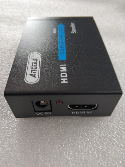 Andowl Q-HD6 60m HDMI Over CAT5e/CAT6 Extender - Extend HDMI Signals up to 60m - Electromann SA