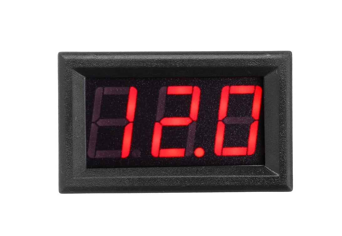 0.56 Inch Mini Digital Voltmeter DC 4.5V To 30V - Electromann SA
