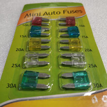 10pc Small Blade Fuse Kit for Vehicles - Essential Protection for Your Car's Electrical System - Electromann SA
