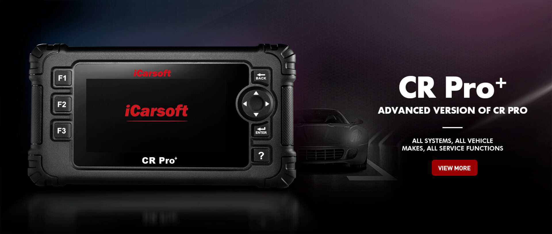 iCarsoft CR Pro+ - Professional Multi-brand Multi-system Car Diagnostic Tool - Electromann SA