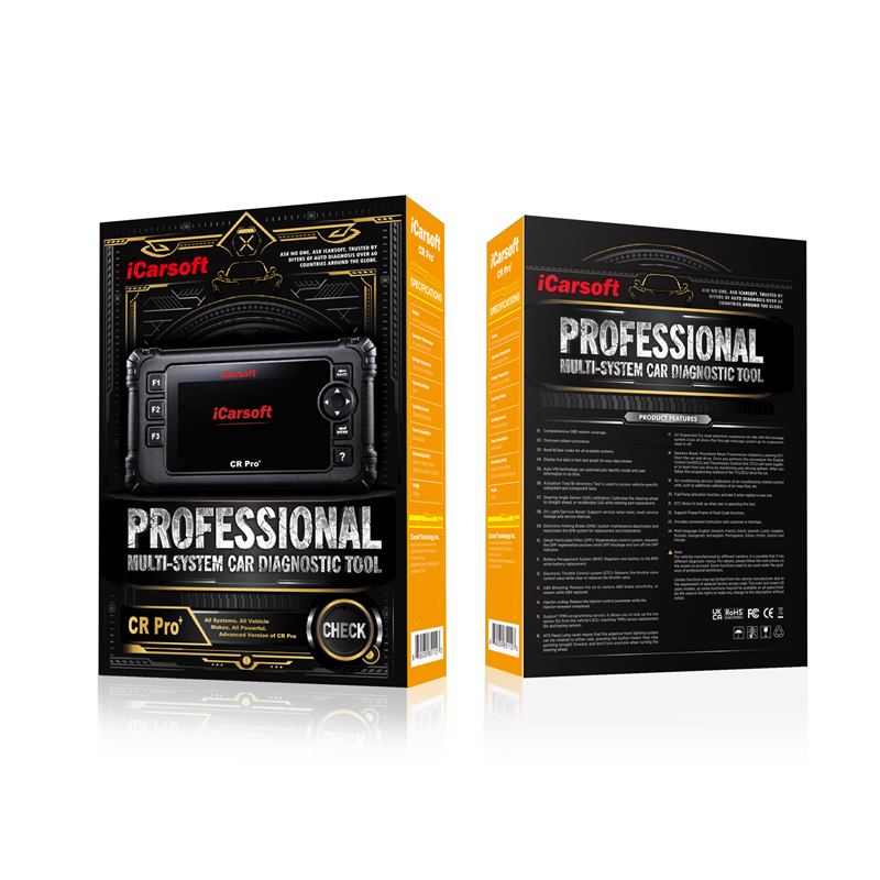 iCarsoft CR Pro+ - Professional Multi-brand Multi-system Car Diagnostic Tool - Electromann SA