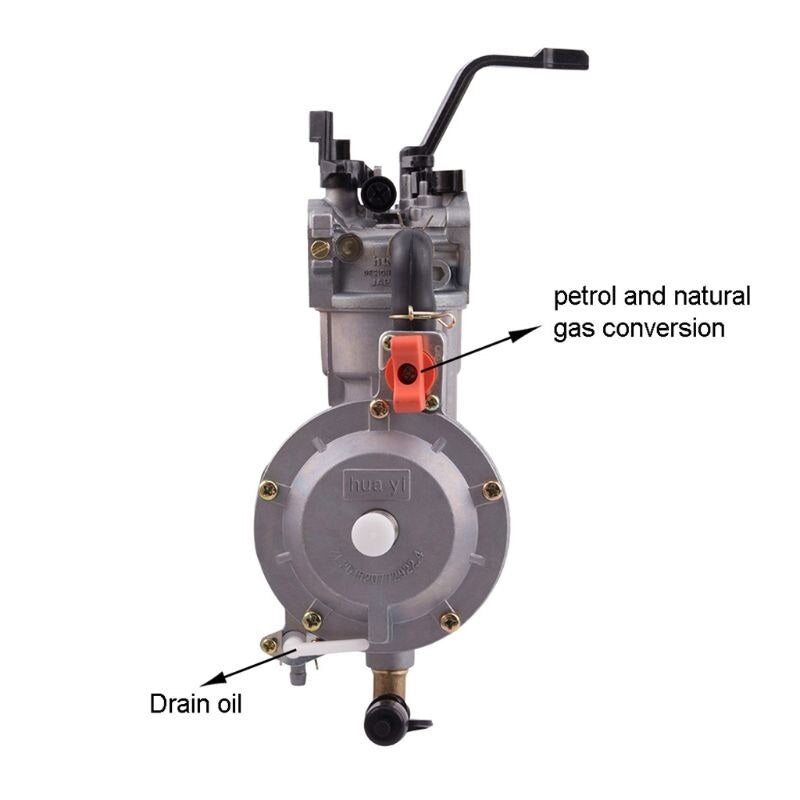 LP Gas Carburetor Dual Fuel Conversion kit for 5/6KW Generators - Electromann SA