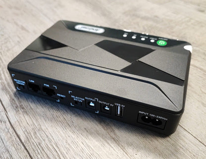 Andowl Q-UP700 10000mAh Portable Rechargeable Mini UPS - Compact Power Backup Solution - Electromann SA