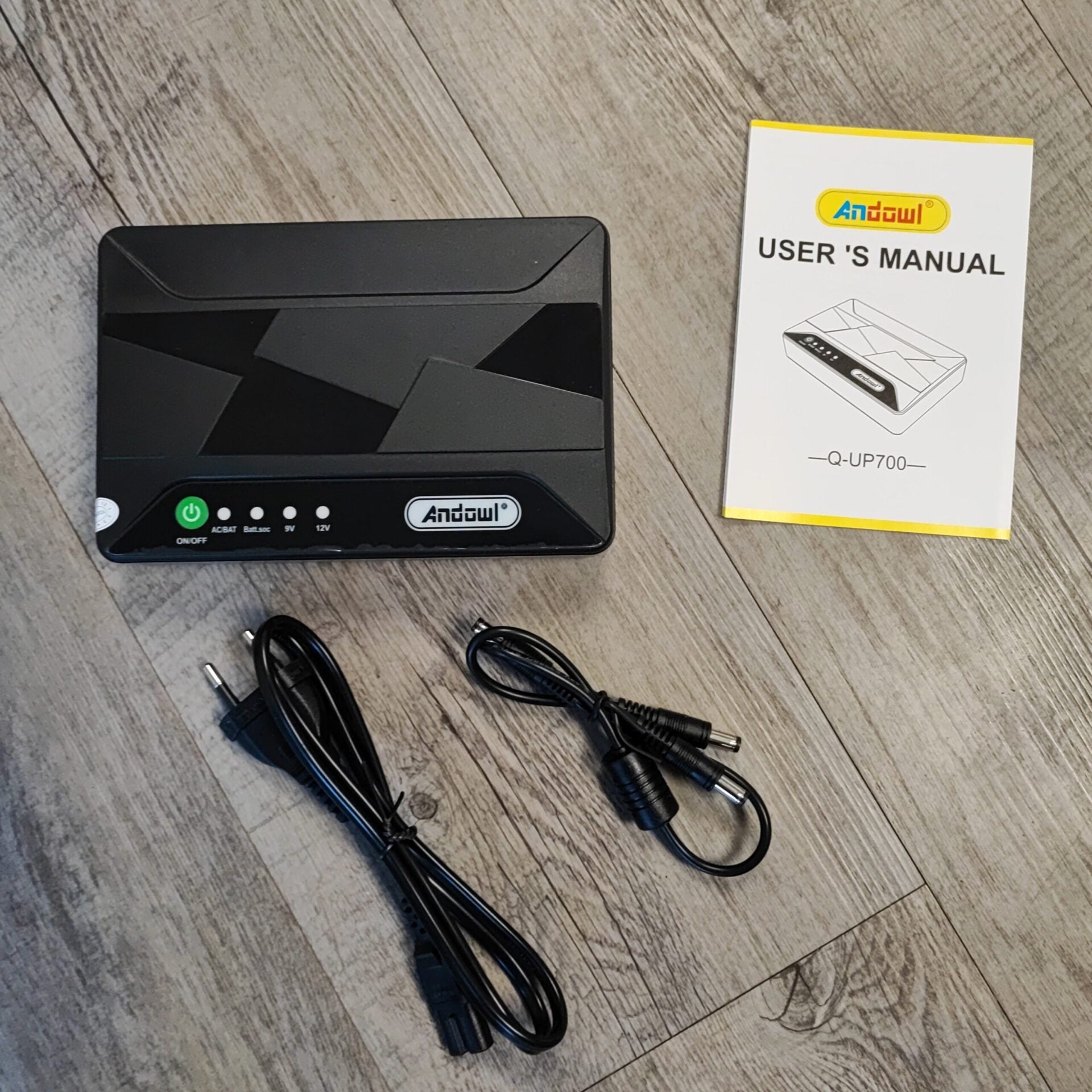 Andowl Q-UP700 10000mAh Portable Rechargeable Mini UPS - Compact Power Backup Solution - Electromann SA