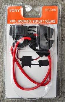 Fony CTC-356 Vinyl Black Blade Fuse Holder Set - Electromann SA