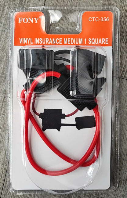 Fony CTC-356 Vinyl Black Blade Fuse Holder Set - Electromann SA