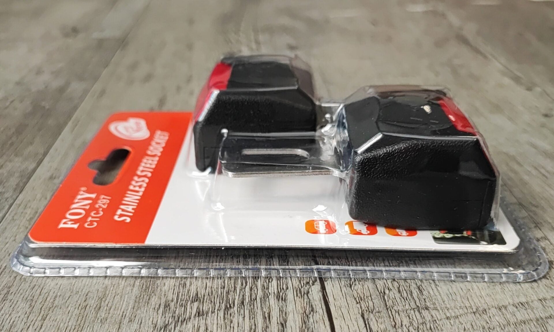 Fony CTC-297 Stainless Steel Safety Belt Buckle Set - Electromann SA