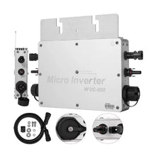 600W MPPT Micro Grid Tie Solar Pure Sine Inverter - Electromann SA