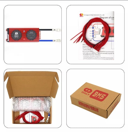 Daly LiFePo4 16S 48V 80A LFP PCM Battery Protection Board BMS with Balance - Safeguarding and Balancing LiFePo4 Batteries - Electromann SA
