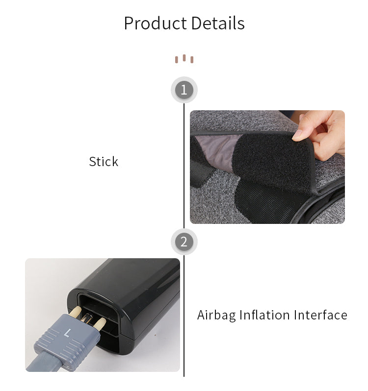 Air Pressure Leg Massager - Promote Blood Circulation and Relieve Leg Fatigue - Electromann SA