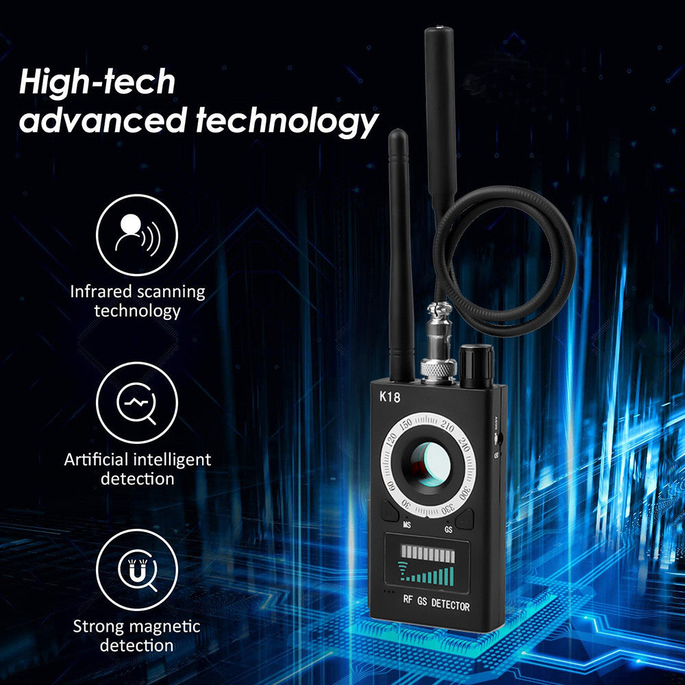 K18 Wireless RF Signal Detector 1MHz-6.5GHz - Electromann SA