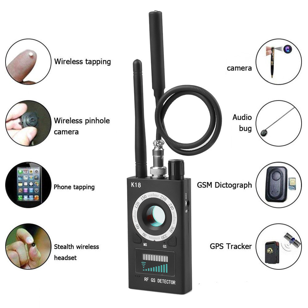 K18 Wireless RF Signal Detector 1MHz-6.5GHz - Electromann SA