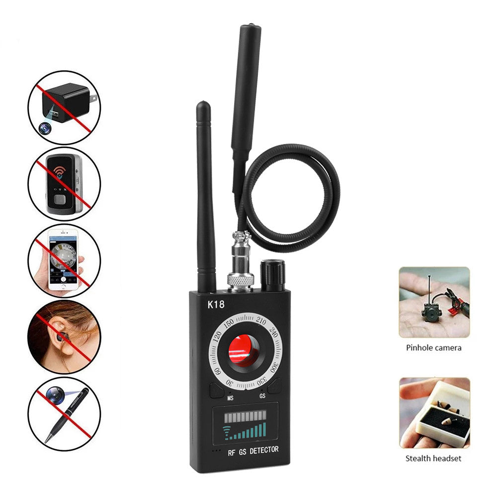 K18 Wireless RF Signal Detector 1MHz-6.5GHz - Electromann SA