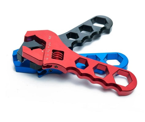 Adjustable Aluminum AN Wrench-Hose Fitting Tool - Electromann SA