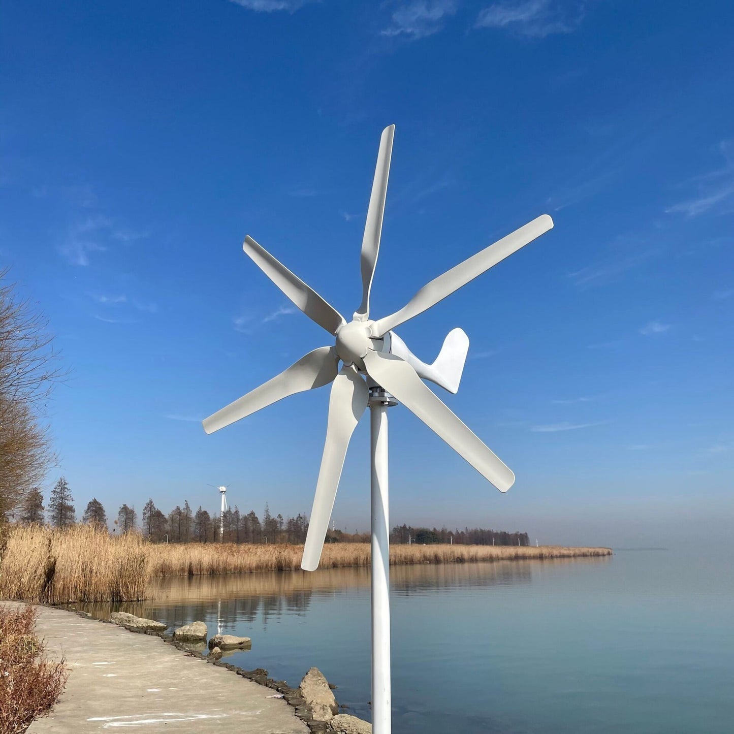DEMO FLTNXY POWER 800W 48V Small Wind Turbine for Home Use - Clean and Efficient Energy Generation - Electromann SA