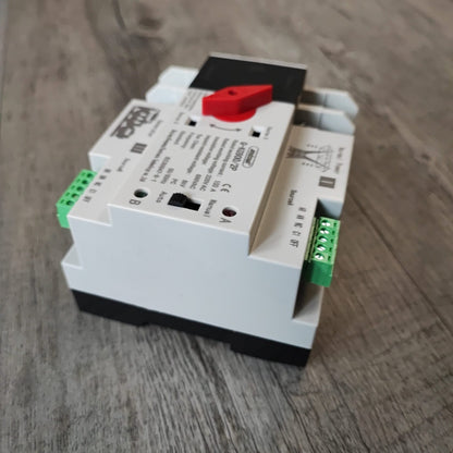 Andowl Q-KG900 Din Rail 100Amp 2 Pole AC220v Automatic Changeover Switch - Electromann SA