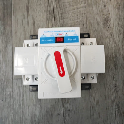 ANDOWL Q-KG630 63Amp 2 Pole AC220v Automatic Changeover Switch - Reliable and Efficient Power Transfer - Electromann SA