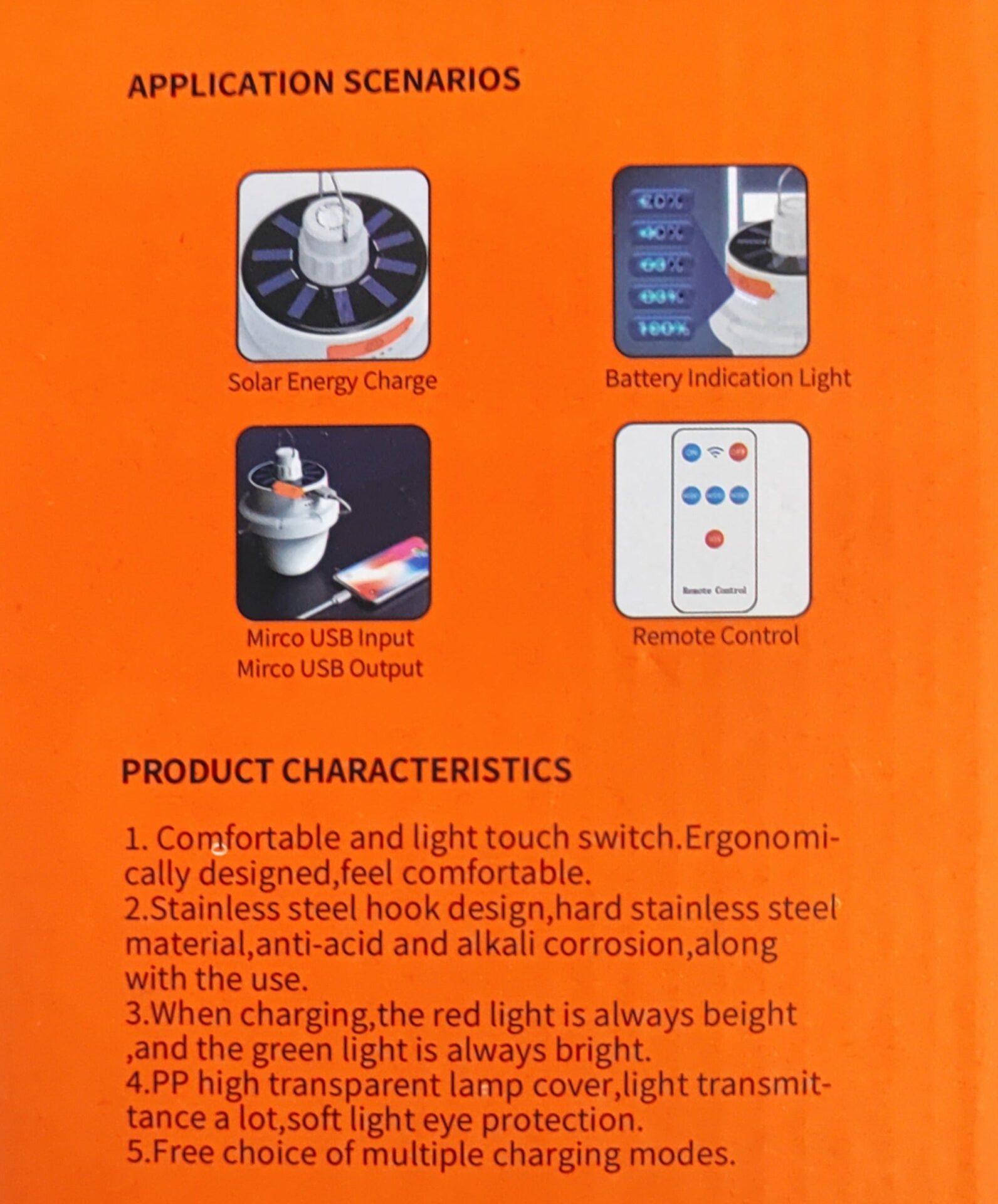 24LED Solar Charged Emergency Light - Electromann SA