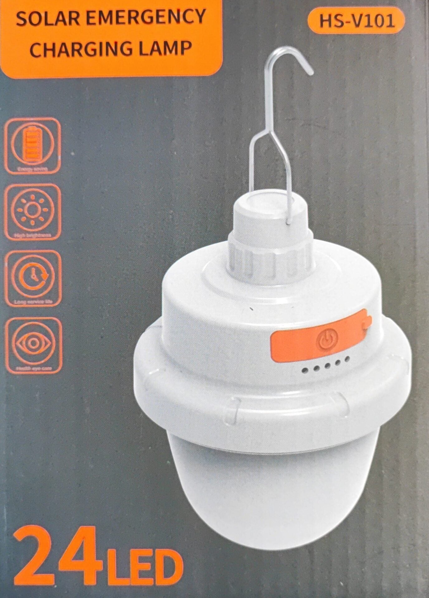 24LED Solar Charged Emergency Light - Electromann SA