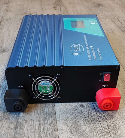 SUN S-4015 1500Watt 12v DC to 220v AC Sine Wave Inverter/Charger - Reliable Power Solution for Household Appliances - Electromann SA
