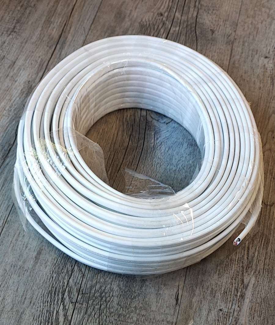 3 Core Flat 1.5mm 50M Roll Pure Copper Electrical Cable - High-Quality and Durable - Electromann SA