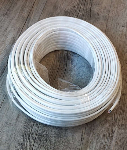 3 Core Flat 1.5mm 50M Roll Pure Copper Electrical Cable - High-Quality and Durable - Electromann SA
