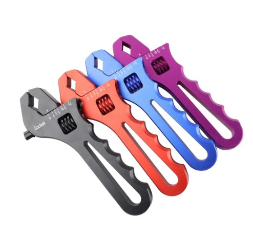 Adjustable Aluminum AN Wrench Hose Fitting Tool - Versatile & Durable | [Brand Name] - Electromann SA