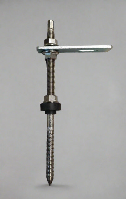 High-Quality Solar Panel Roof Mount Hanger Bolt Dowel Screw 10x200mm for Efficient Solar Panel Installation - Electromann SA