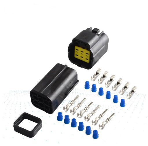 High-Quality 6Pin Waterproof Electrical Connector Plug Set - Easy to Install & Durable - Electromann SA