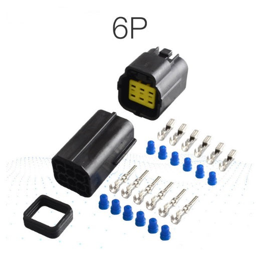 High-Quality 6Pin Waterproof Electrical Connector Plug Set - Easy to Install & Durable - Electromann SA