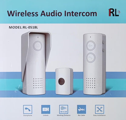 RL-0518L Wireless Audio Home and Office Intercom System: Clear and Reliable Communication Solution - Electromann SA