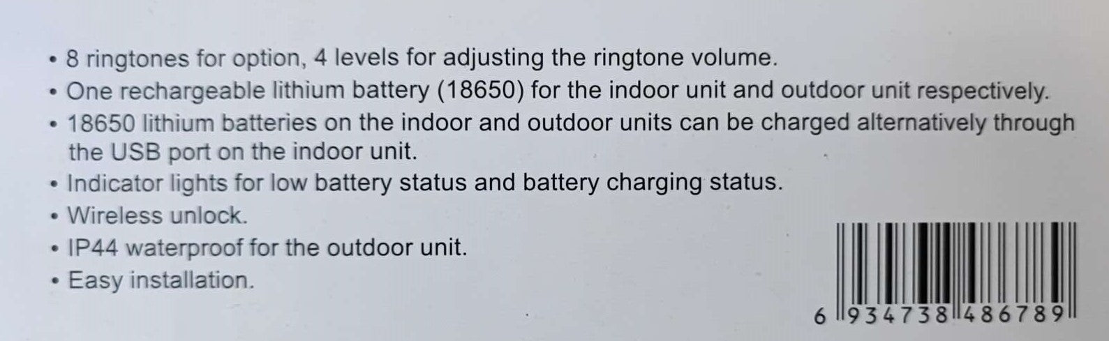 RL-0518L Wireless Audio Home and Office Intercom System: Clear and Reliable Communication Solution - Electromann SA
