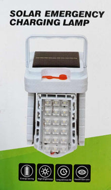 Portable Solar Rechargeable Foldable 72 LED Chip Light - Electromann SA