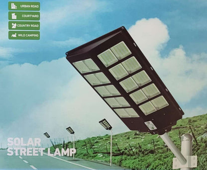 JT-CLEAR 1000Watt Solar Powered LED Street/Pole Light - High-Quality Sustainable Lighting Solution - Electromann SA