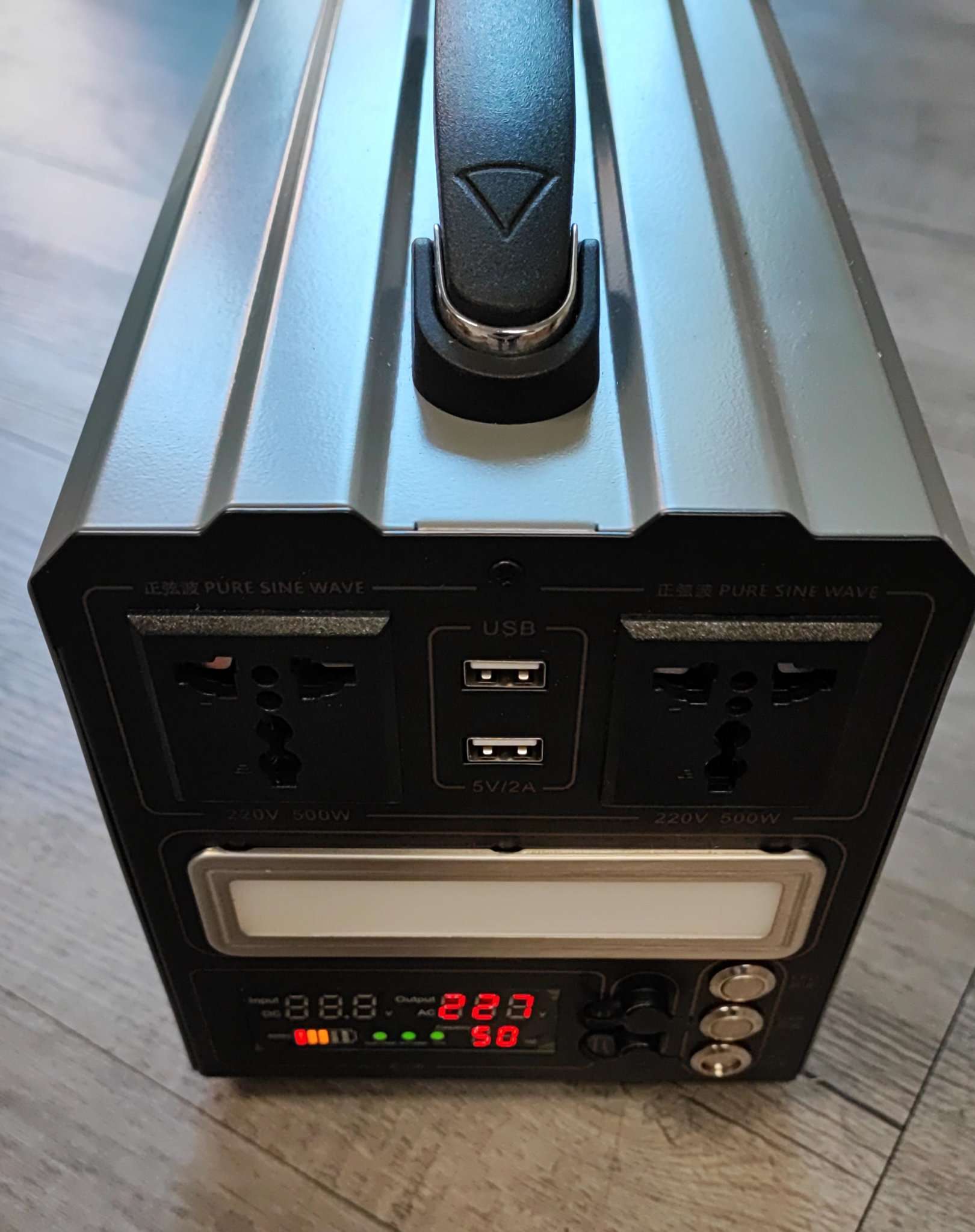 Portable Mobile Outdoor 500w 378wh Pure Sine DC to AC Power Box - Reliable Power Solution for Outdoor Adventures and Emergencies - Electromann SA