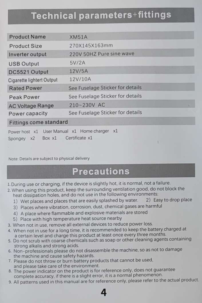 Portable Mobile Outdoor 500w 378wh Pure Sine DC to AC Power Box - Reliable Power Solution for Outdoor Adventures and Emergencies - Electromann SA