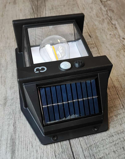 Solar Rechargeable Interaction Wall Lamp - Eco-Friendly and Interactive Lighting Solution - Electromann SA