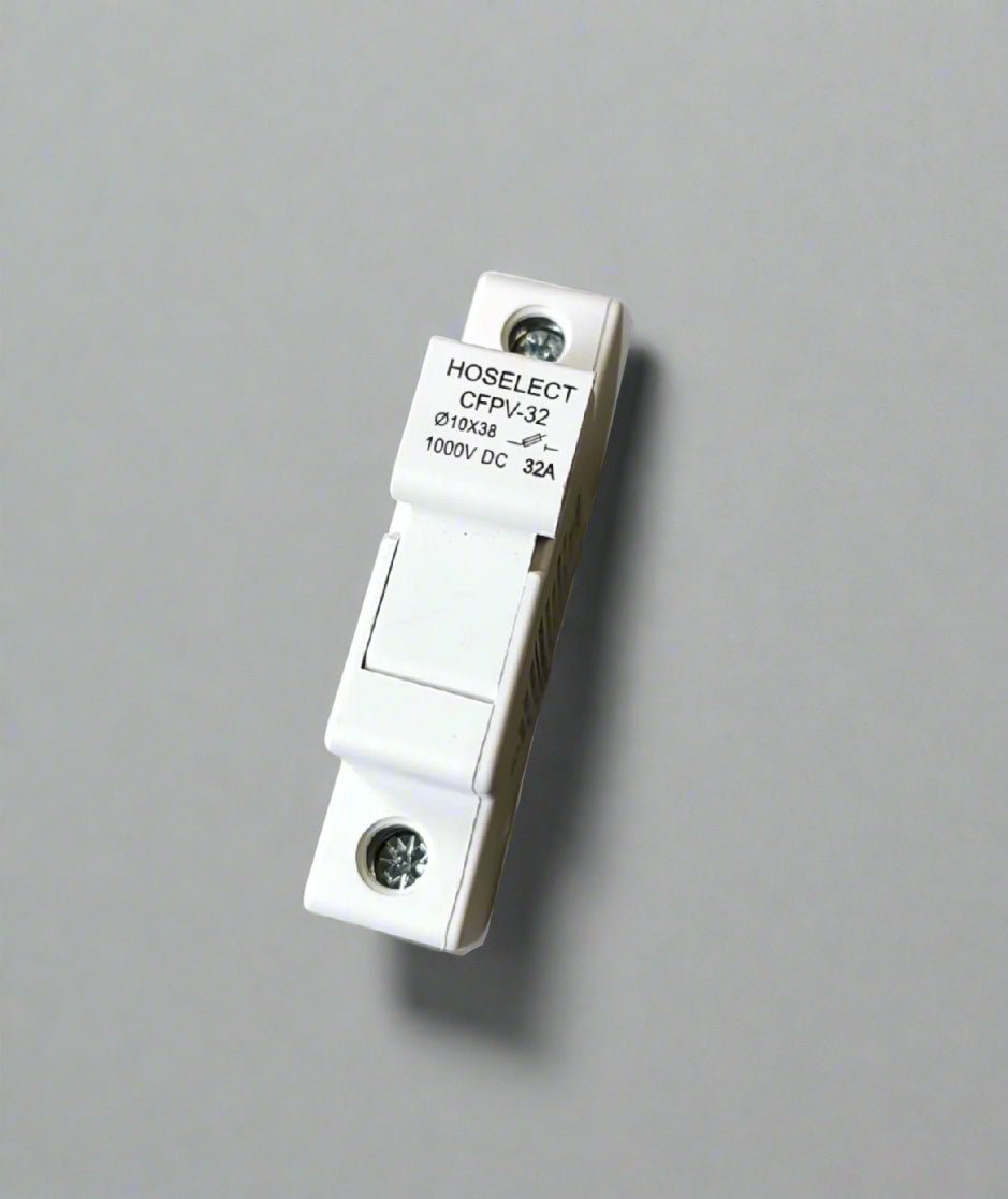 Hoselect 1000v 32 Amp Solar PV DC Fuse Holder - Reliable Overcurrent Protection - Electromann SA