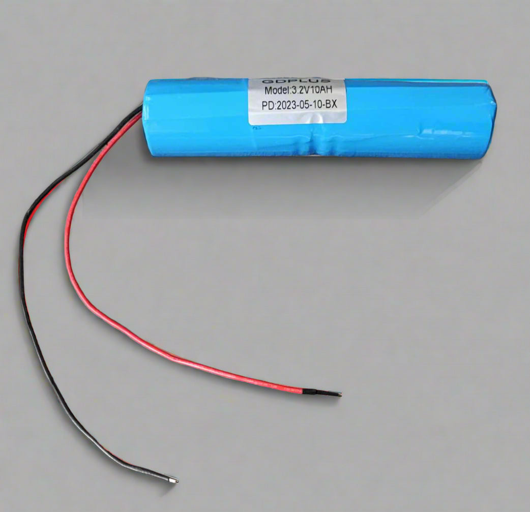 GDPLUS 10ah 3.2v LiFePo4 Battery with BMS - High-Quality Lithium Iron Phosphate Battery - Electromann SA