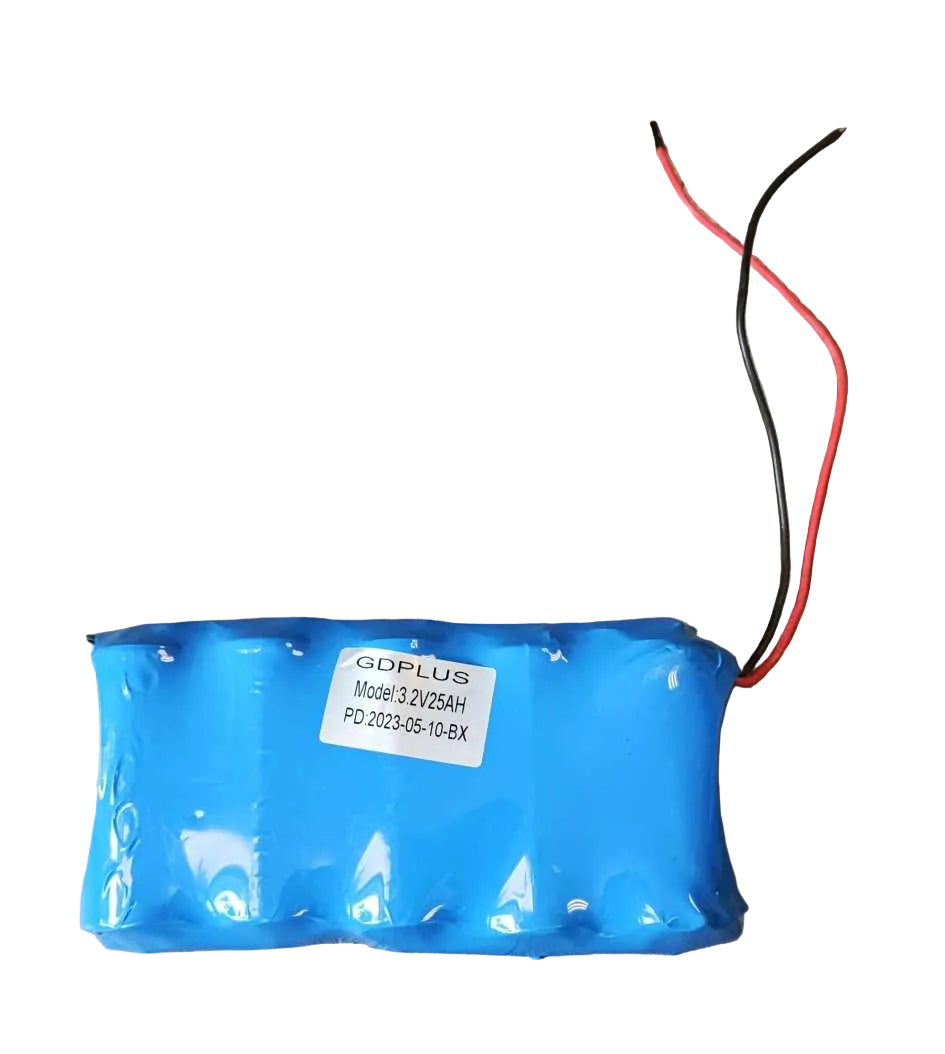 GDPLUS 25ah 3.2v LiFePo4 Battery with BMS - Reliable and Safe Power Solution - Electromann SA