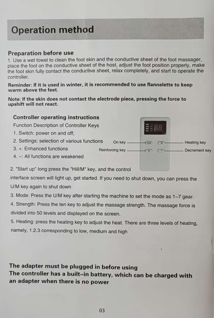 Intelligent Foldable Foot Massager - Portable and Intelligent Foot Massager for Relaxation and Pain Relief - Electromann SA