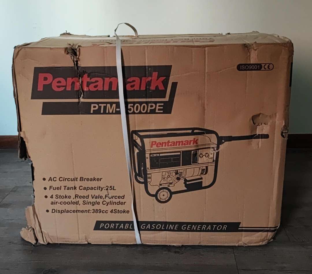 Pentamark PTM-6500PE Portable Petrol Generator - Reliable and Versatile Power Source - Electromann SA