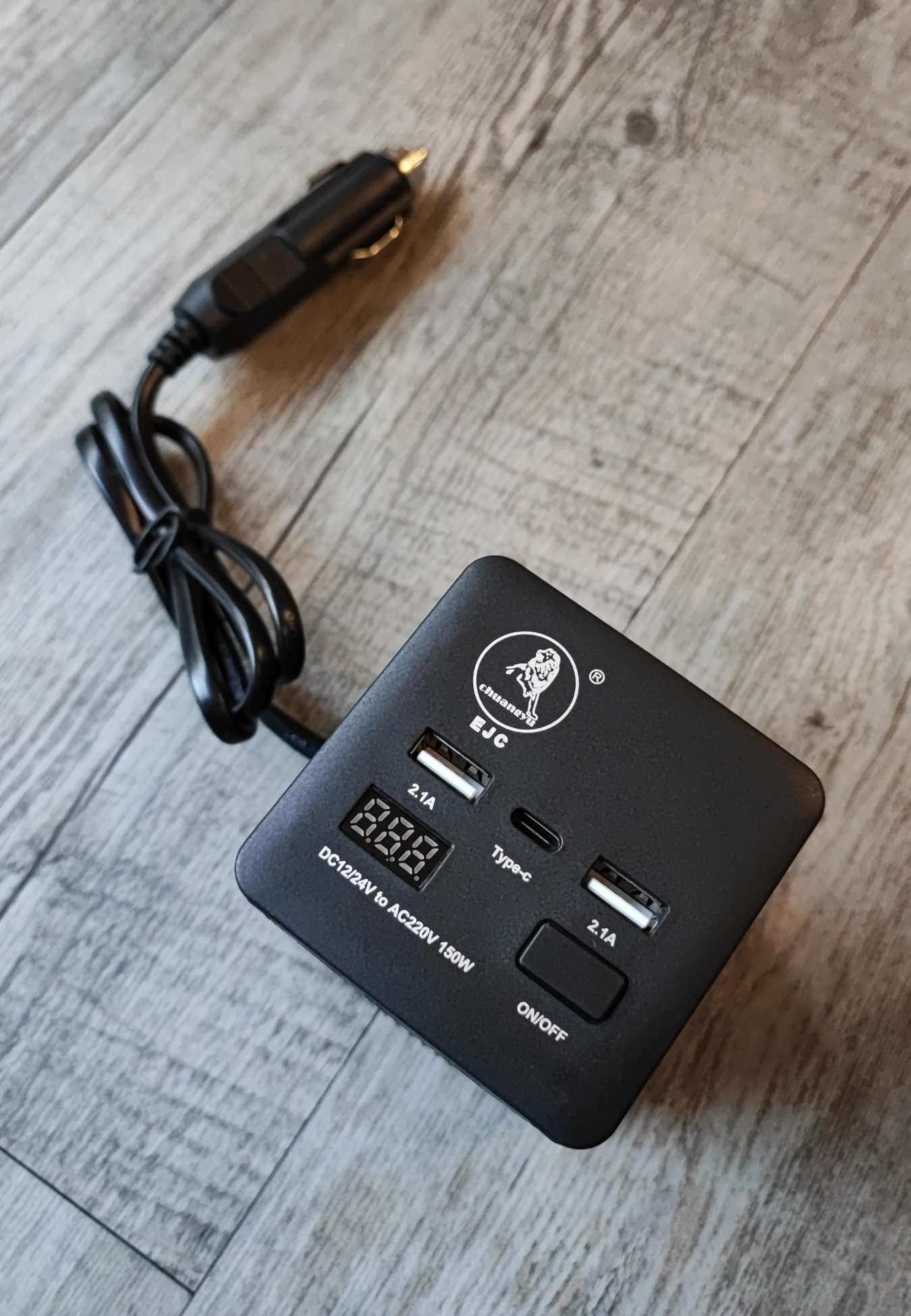 EJC 150w Car Power Inverter - Convert DC to AC on the Go! - Electromann SA