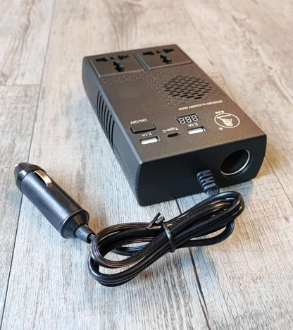 EJC 200w Car Power Inverter - Convert 12V DC to 220V AC on the Go - Electromann SA